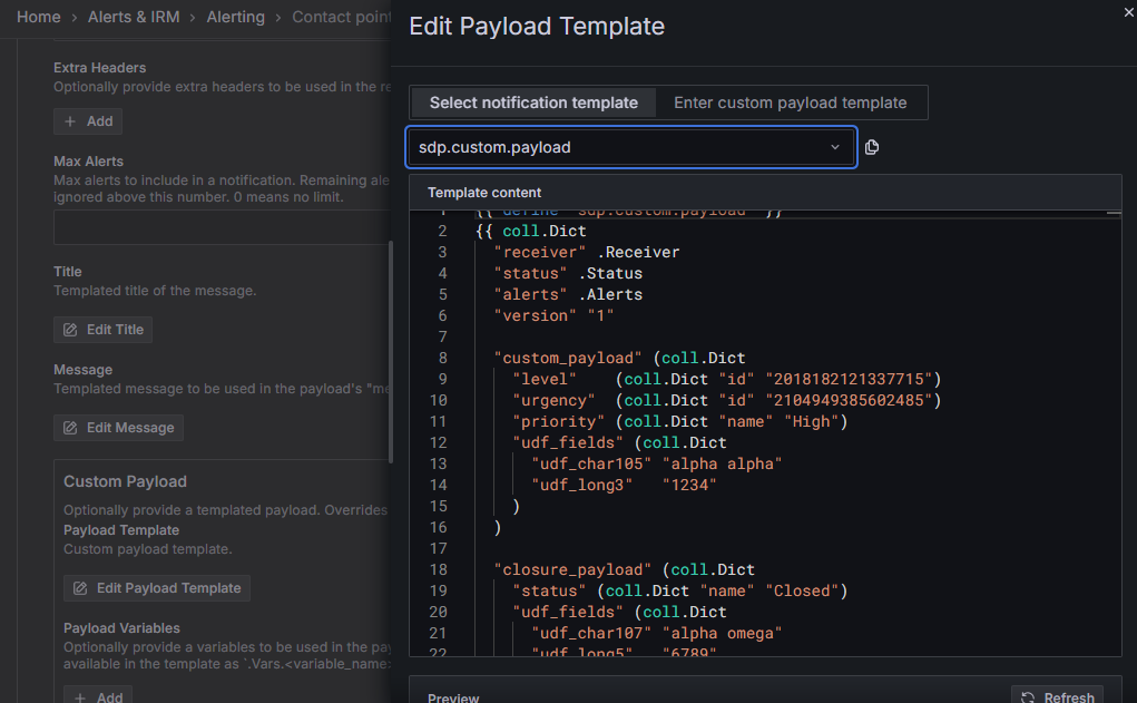 Configure Alert Rule