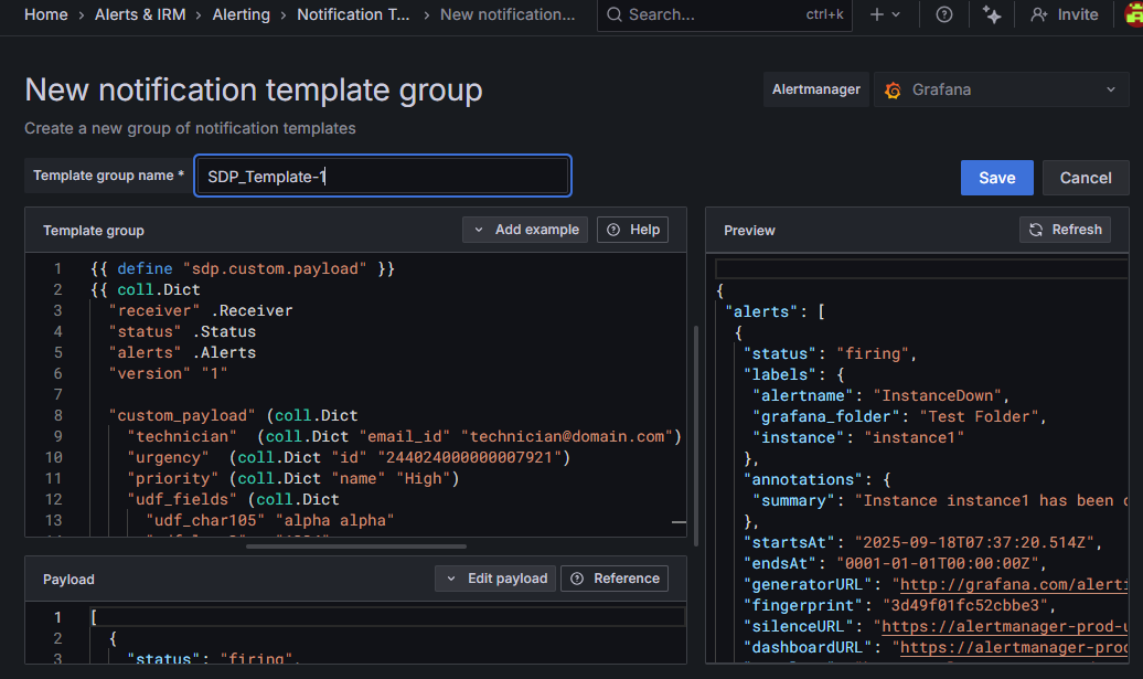Configure Alert Rule