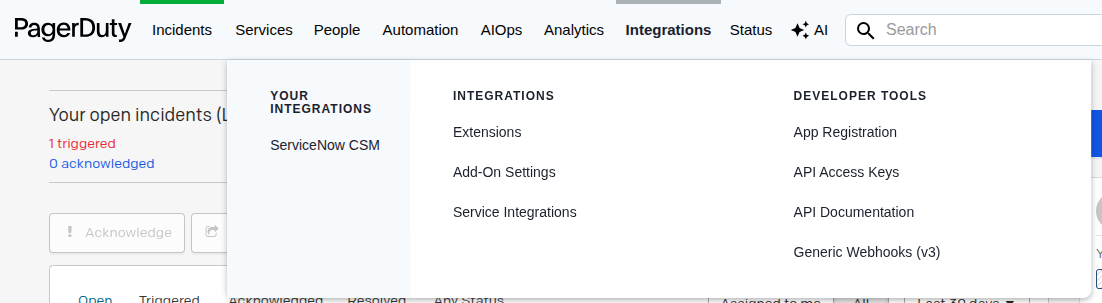 PD Webhook Config