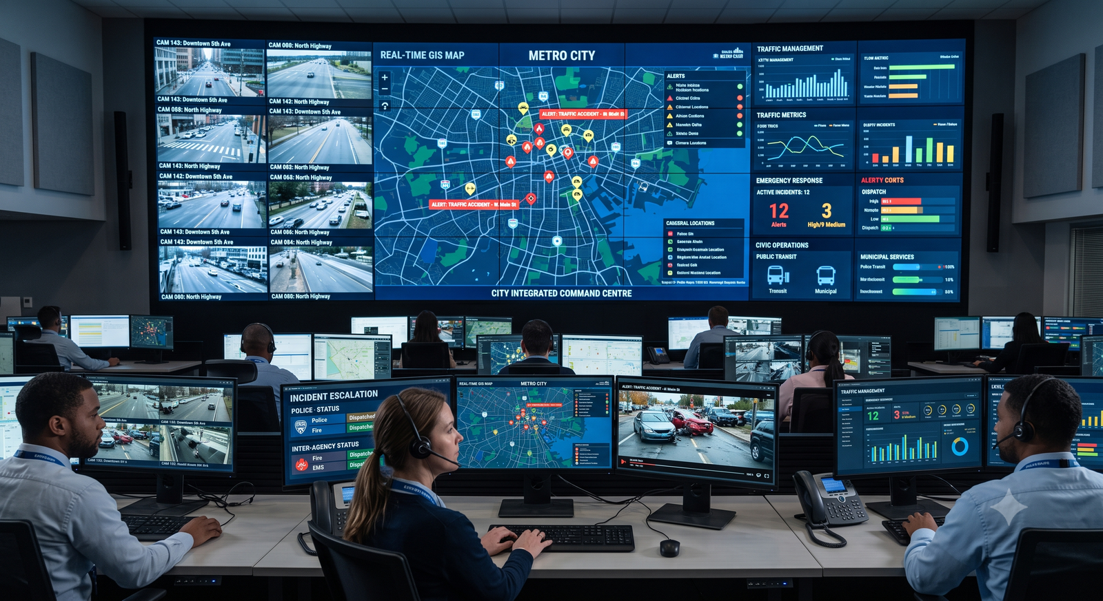 Integrated Command & Control Centre Dashboard Architecture