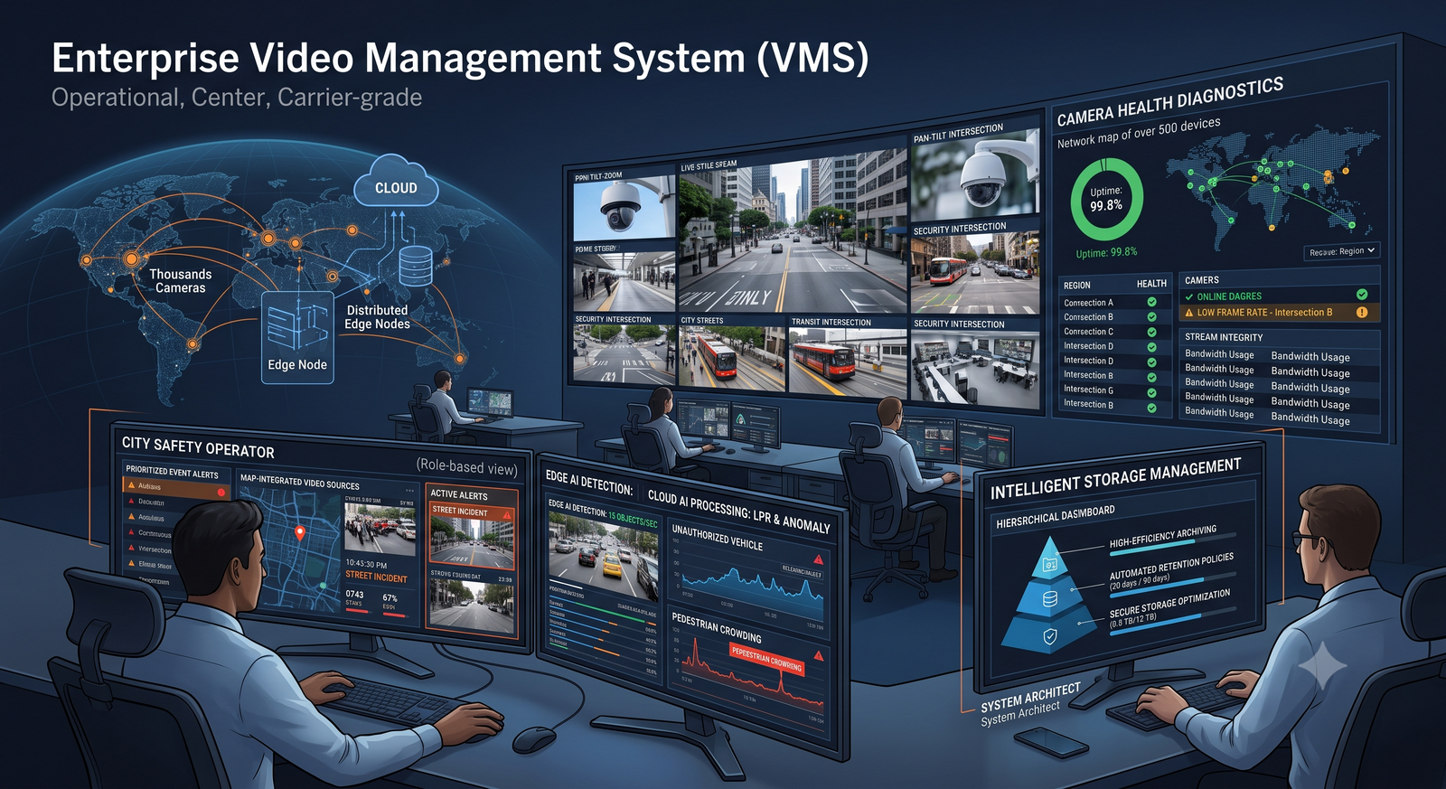 Enterprise Video Management System Interface